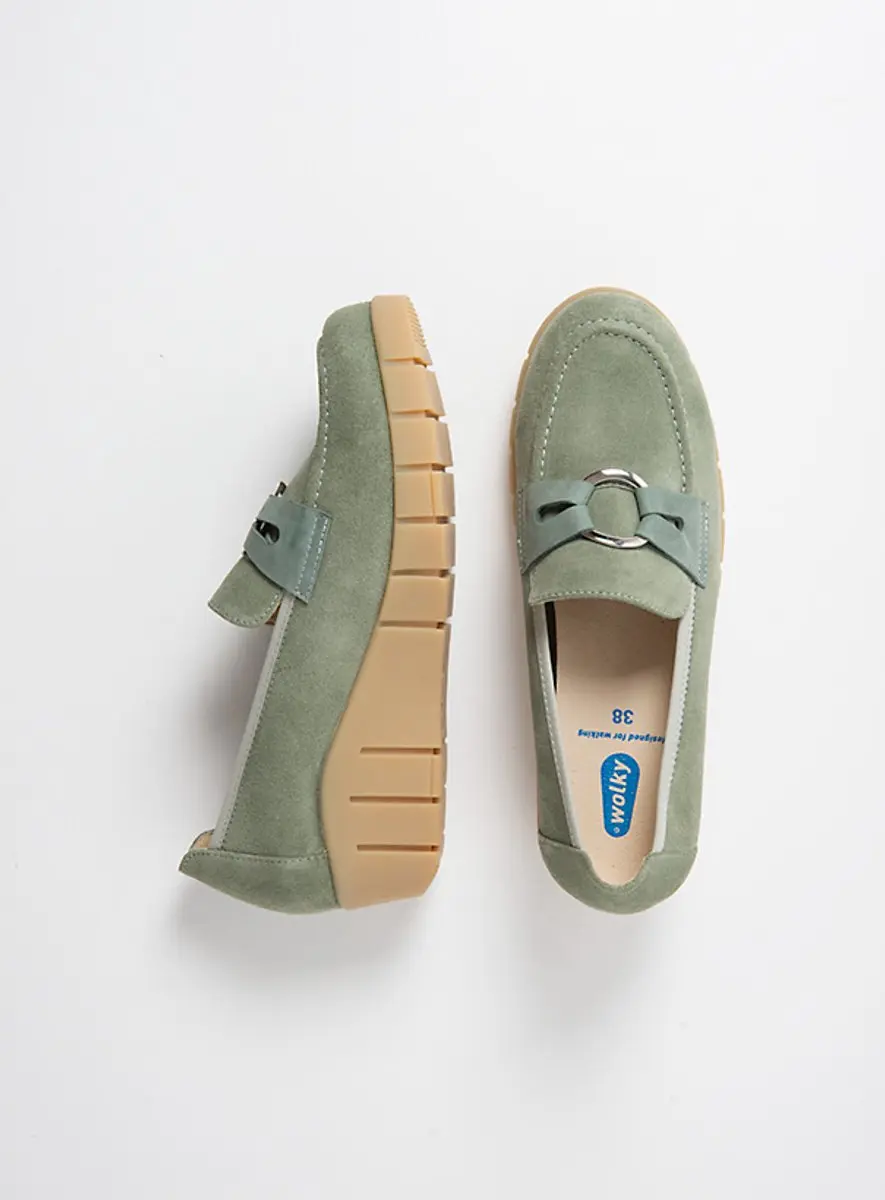 Wolky Dames Nieuw 01786 Augusta Lichtgroen