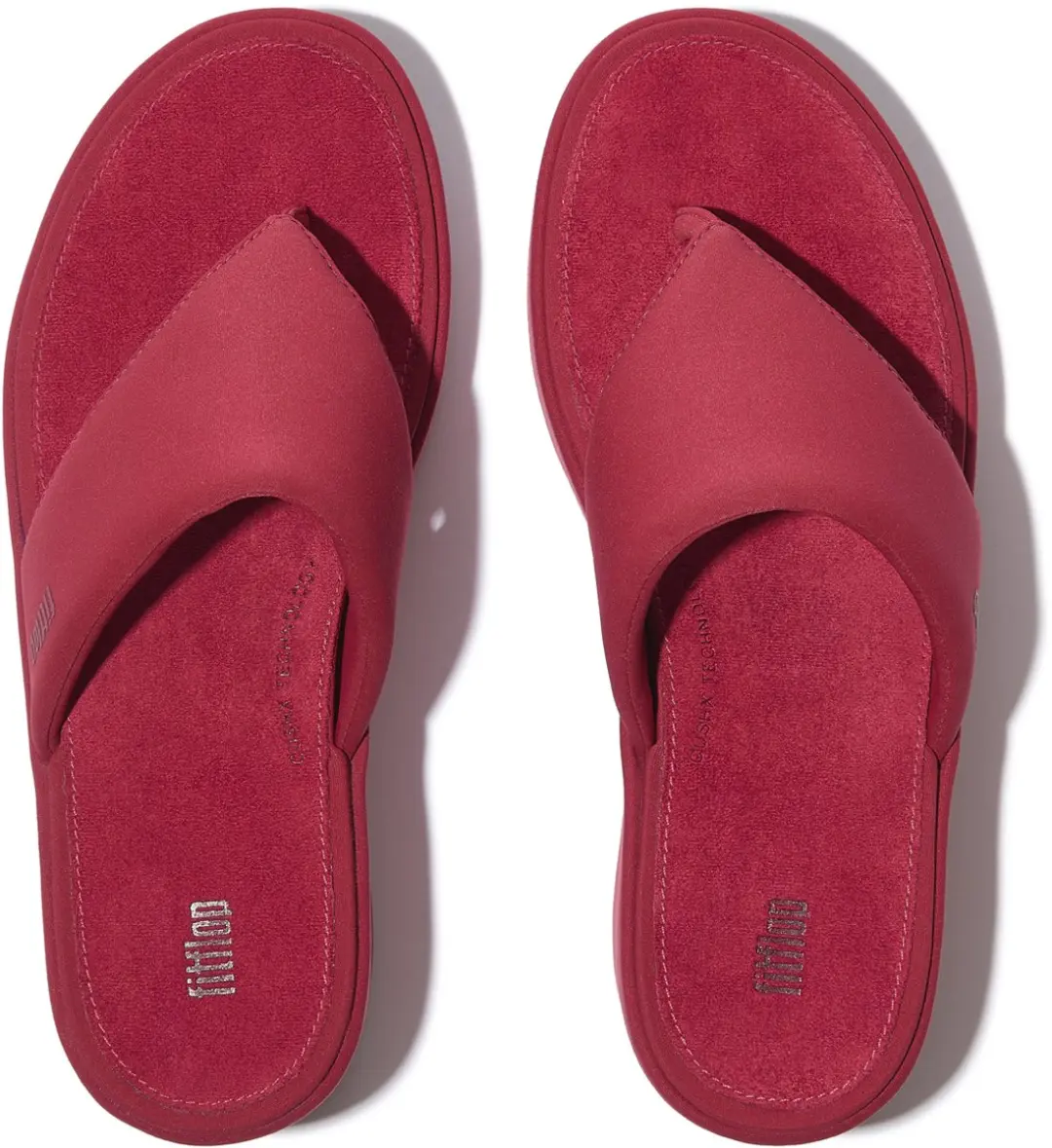 FitFlop FitFlop Platfforms Wedge Toe-Post Sandals ROOD