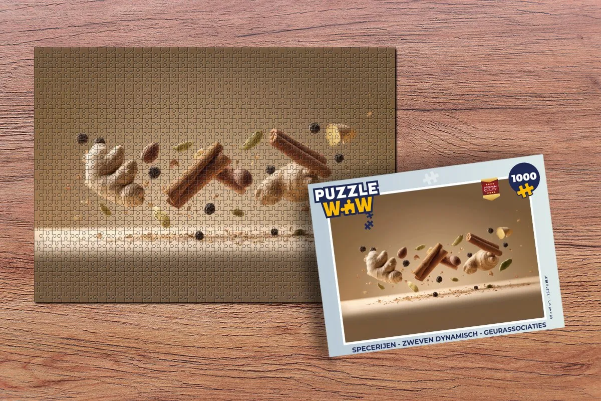 PuzzleWow Legpuzzel 1000 Stuks - Multicolor