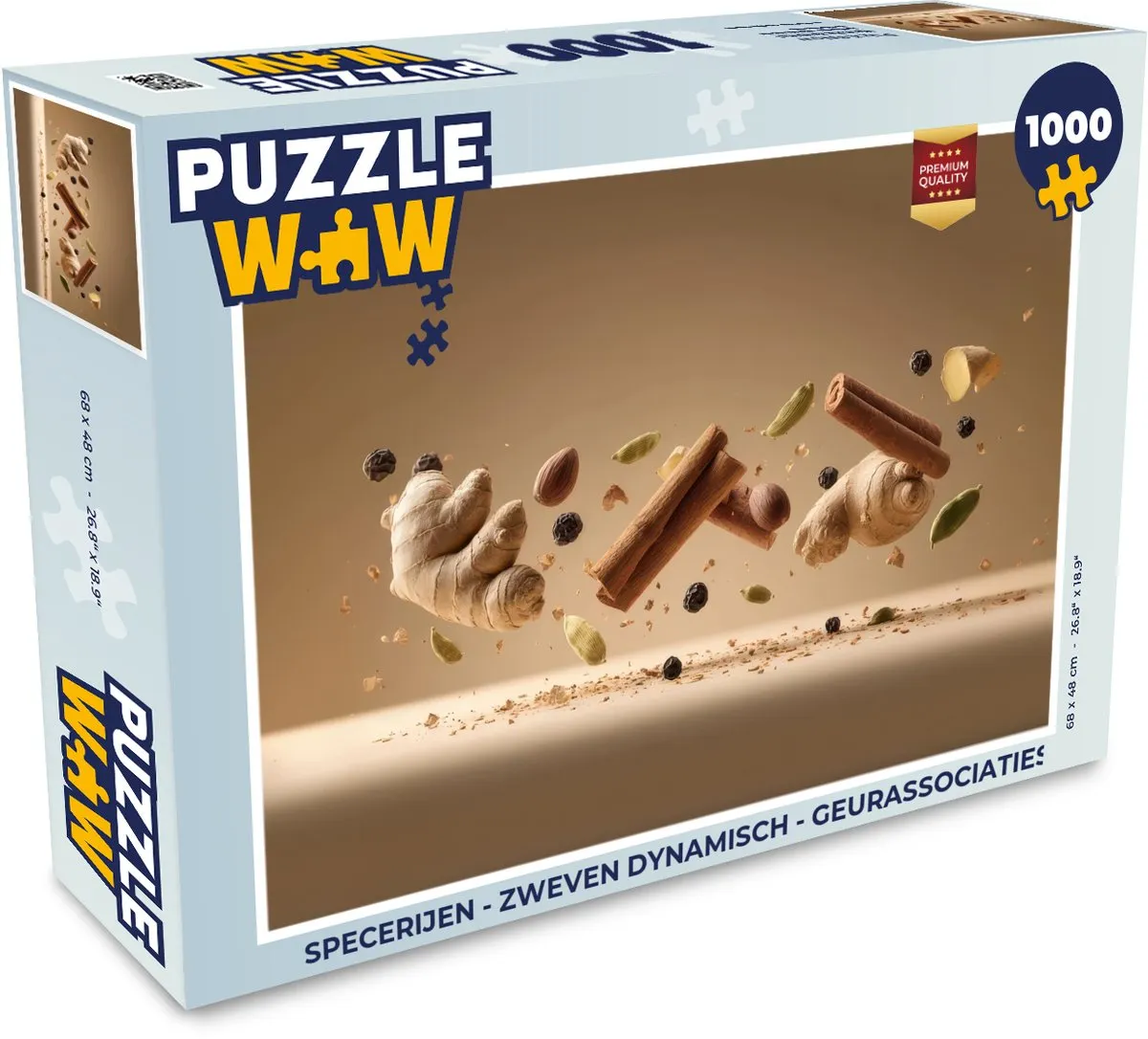 PuzzleWow Legpuzzel 1000 Stuks - Multicolor