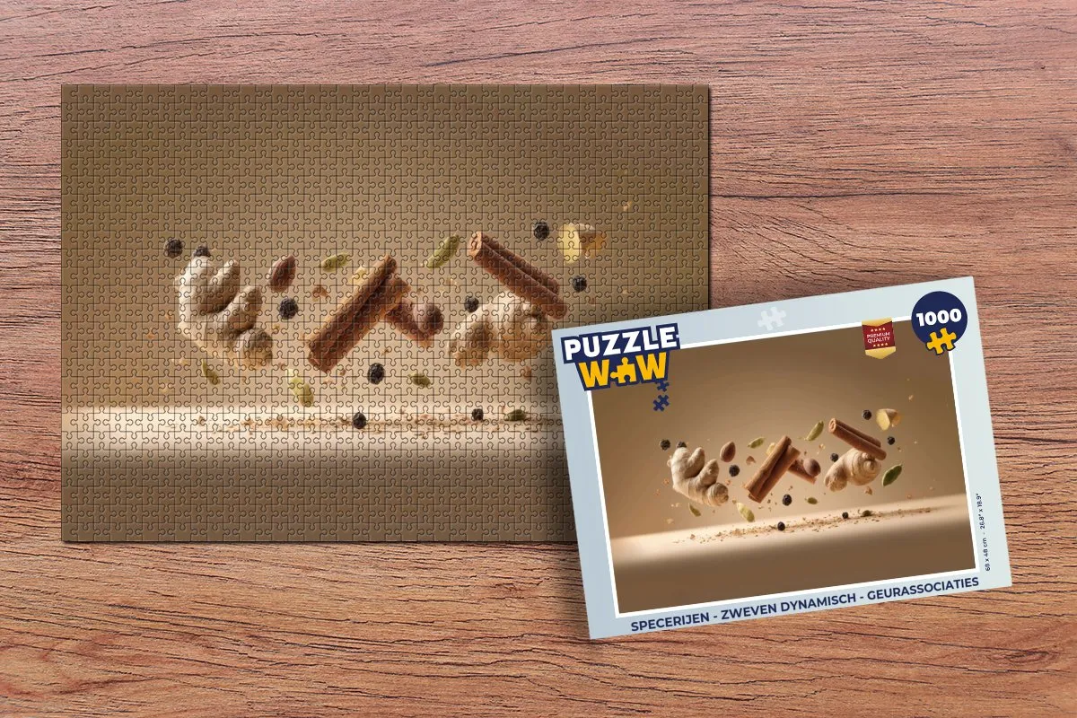 PuzzleWow Legpuzzel 1000 Stuks - Multicolor