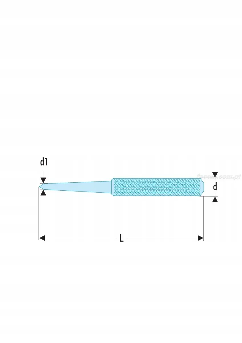 FACOM Bekleed Precisiecenterpunt Ø6mm 256.6 - afbeelding 2 van 3