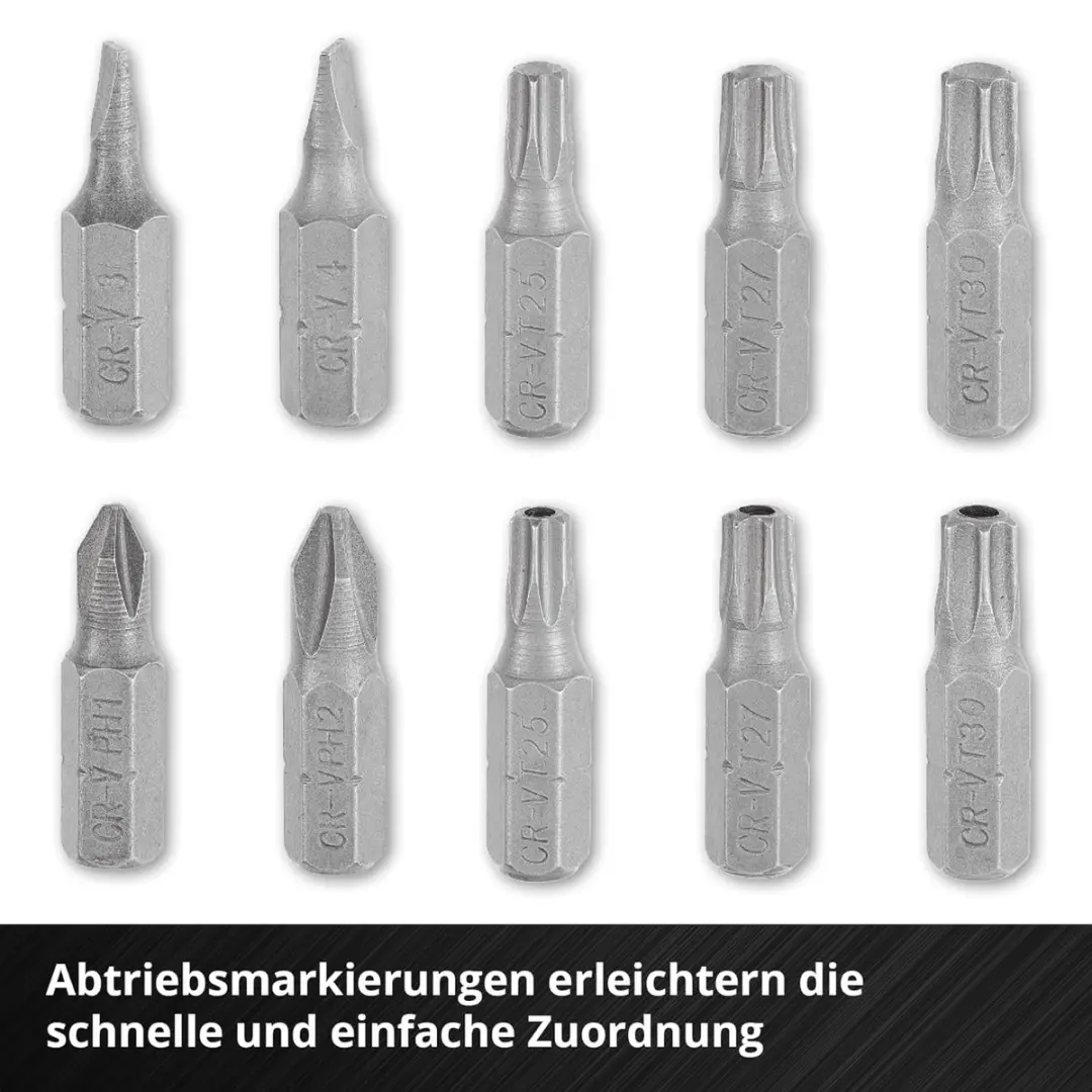 Einhell Belt Clip Bitset 32-delig - Incl. bithouder - afbeelding 5 van 6