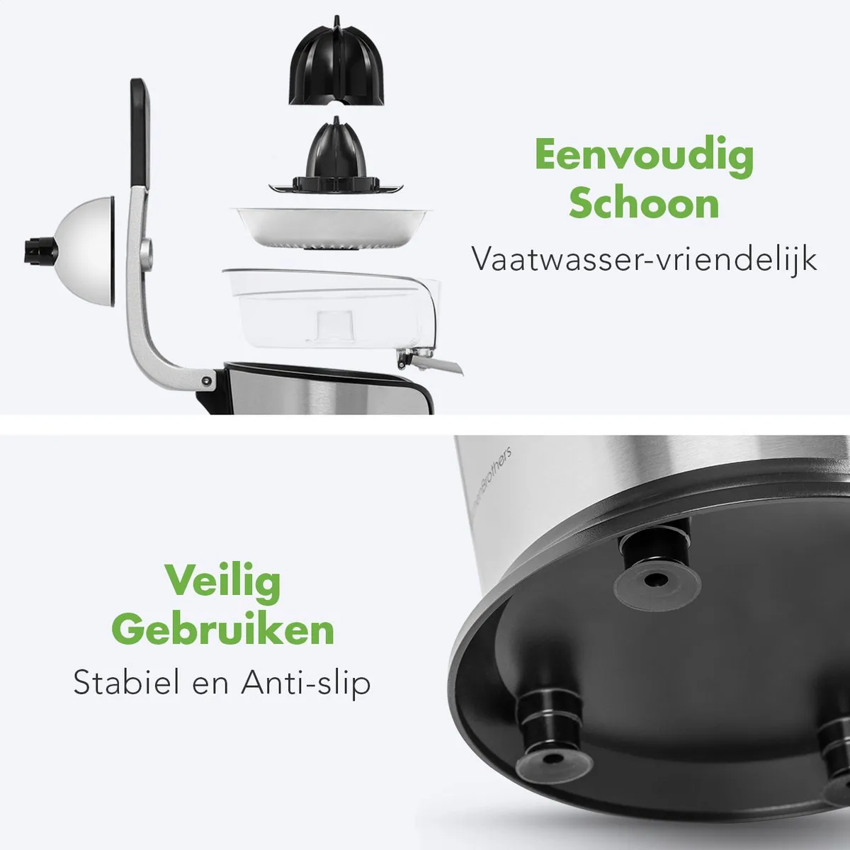 KitchenBrothers Citruspers KB708 - 160W - Zwart
