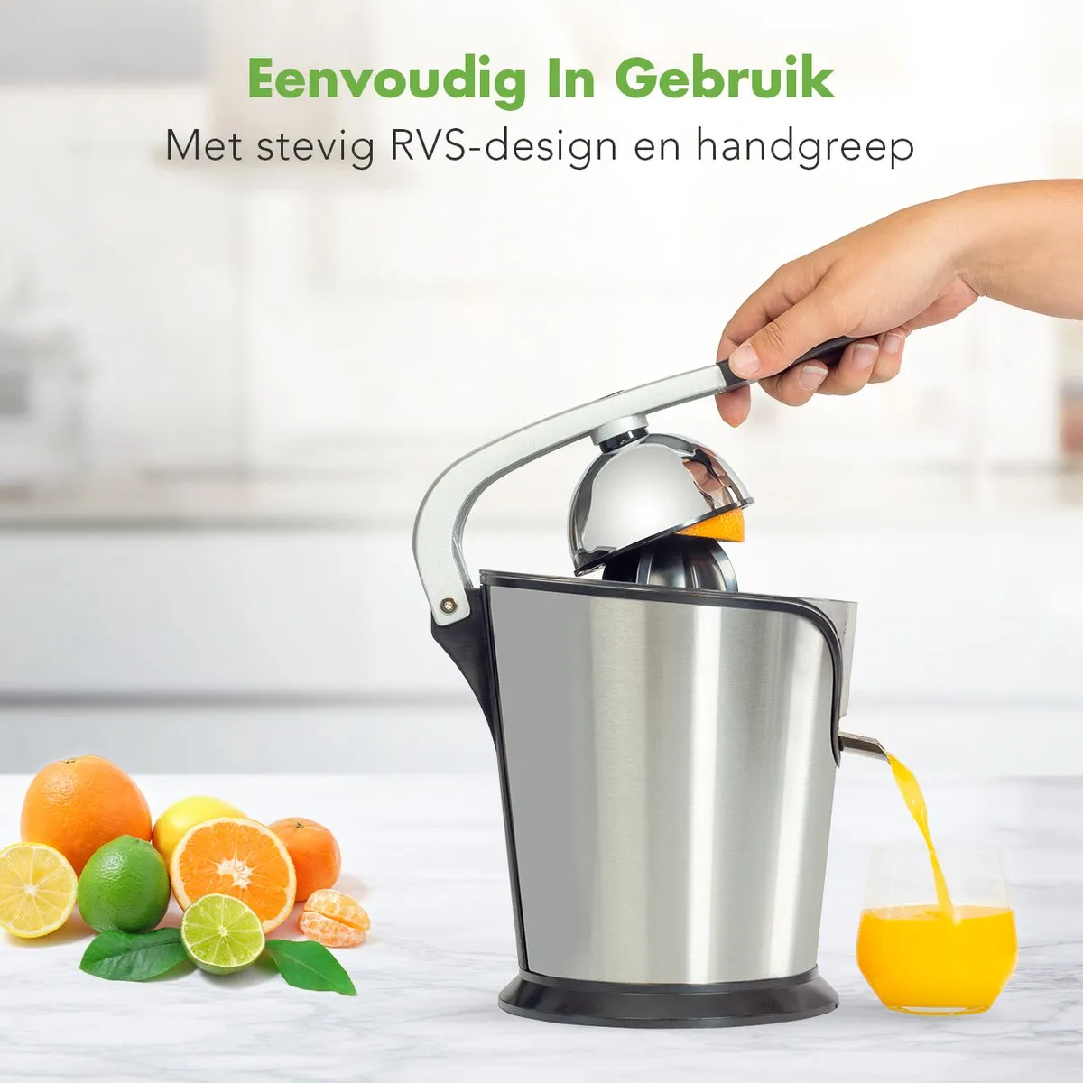 KitchenBrothers Citruspers KB708 - 160W - Zwart