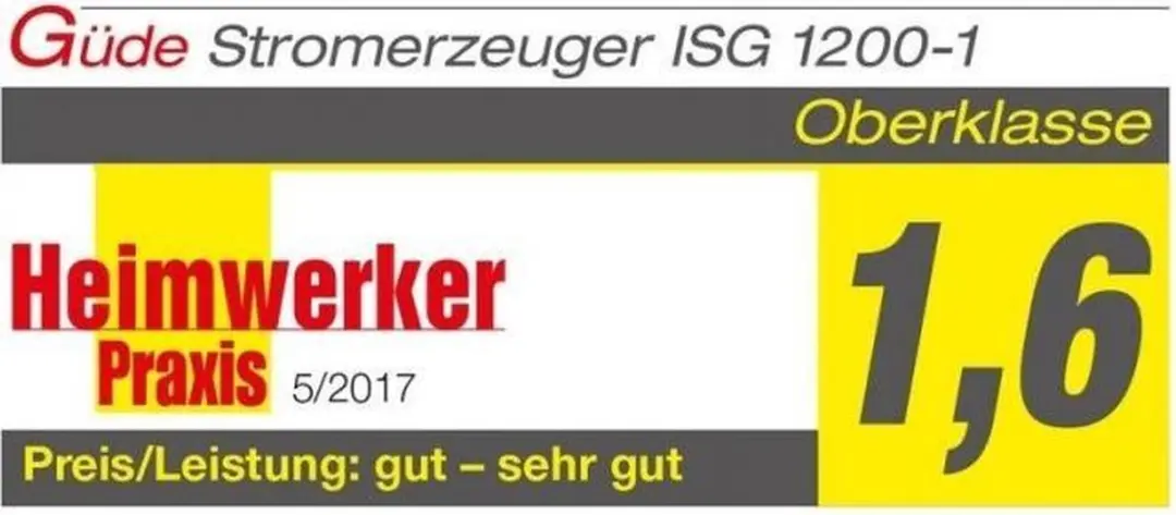 Güde ISG 1200-1 Inverter Aggregaat 1200W - afbeelding 3 van 6