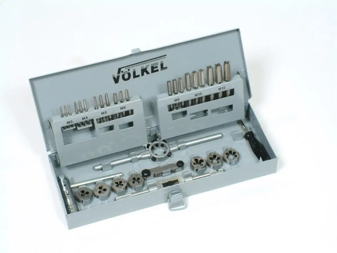 HBM Volkel Handtappen & Snijplatenset M3 - 31-delig Metaal - afbeelding 3 van 3