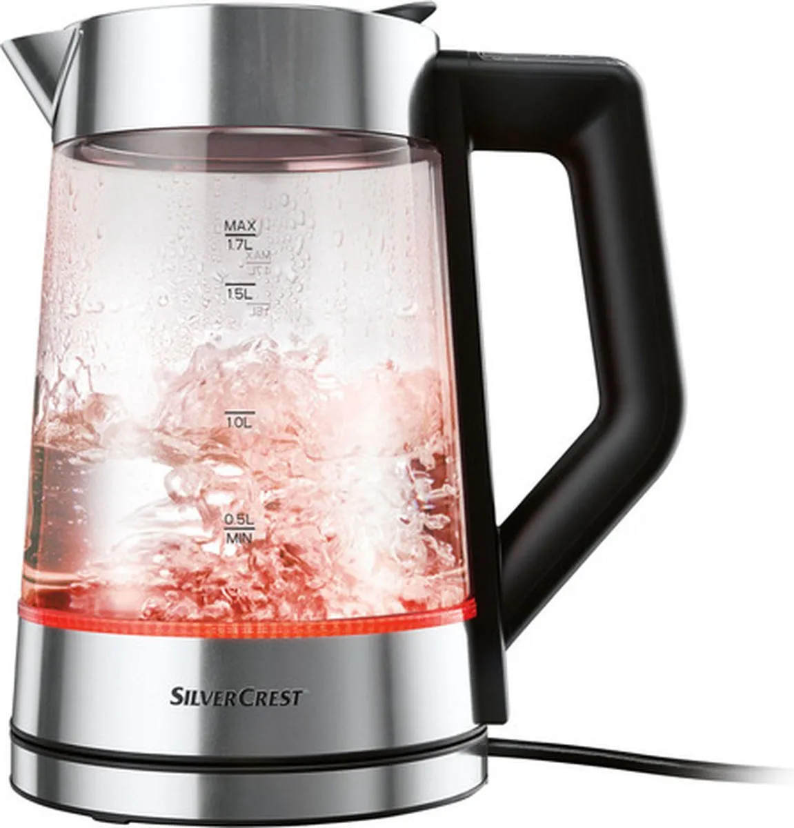 Silvercrest Digitale Glaswaterkoker 1,7L 3000W