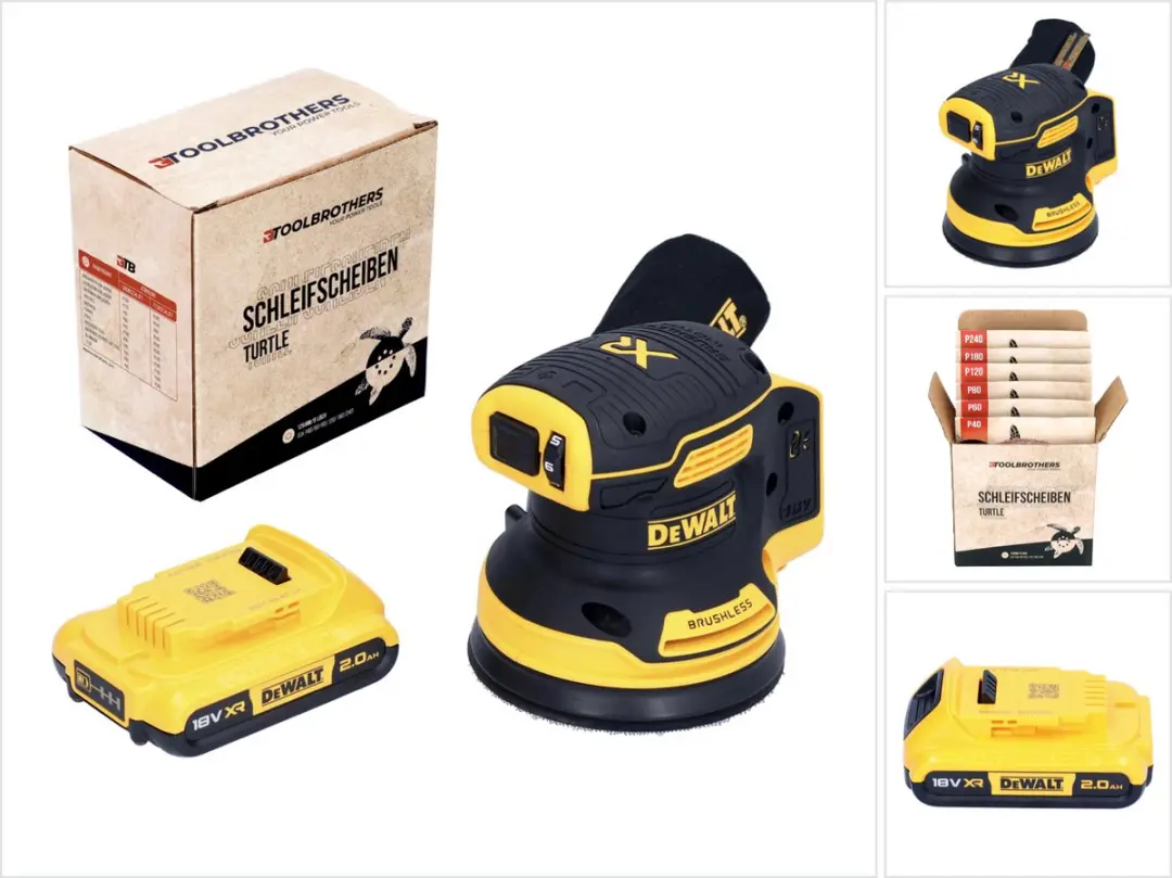 DeWalt DCW210N Accu Excenterschuurmachine 18V 125mm