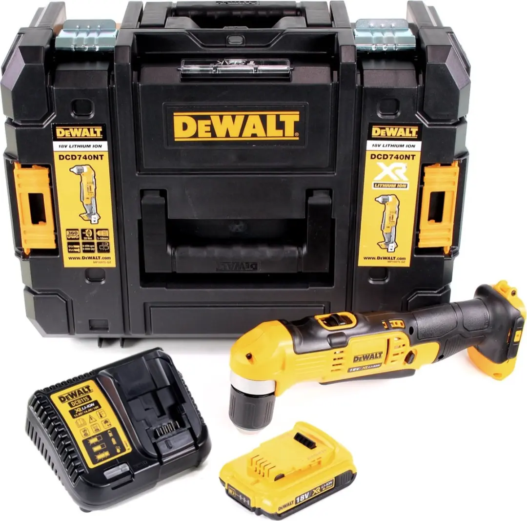 DeWalt DCD740 D1 Accu-haakse boormachine 18V 33Nm - 1x 2,0Ah accu - afbeelding 4 van 5