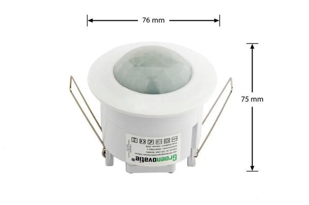 Groenovatie LED PIR Bewegingsmelder Inbouw Plafond - Wit - afbeelding 4 van 5