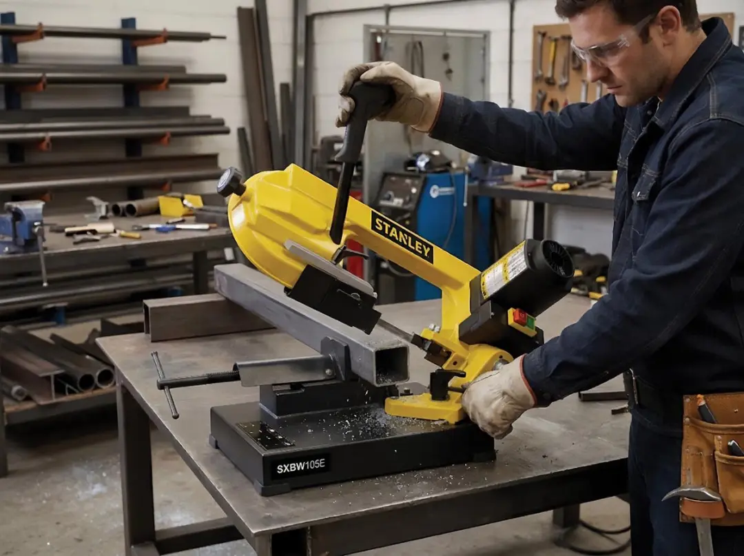 Stanley SXBW105E Bandzaag Metaal 750W - afbeelding 2 van 5