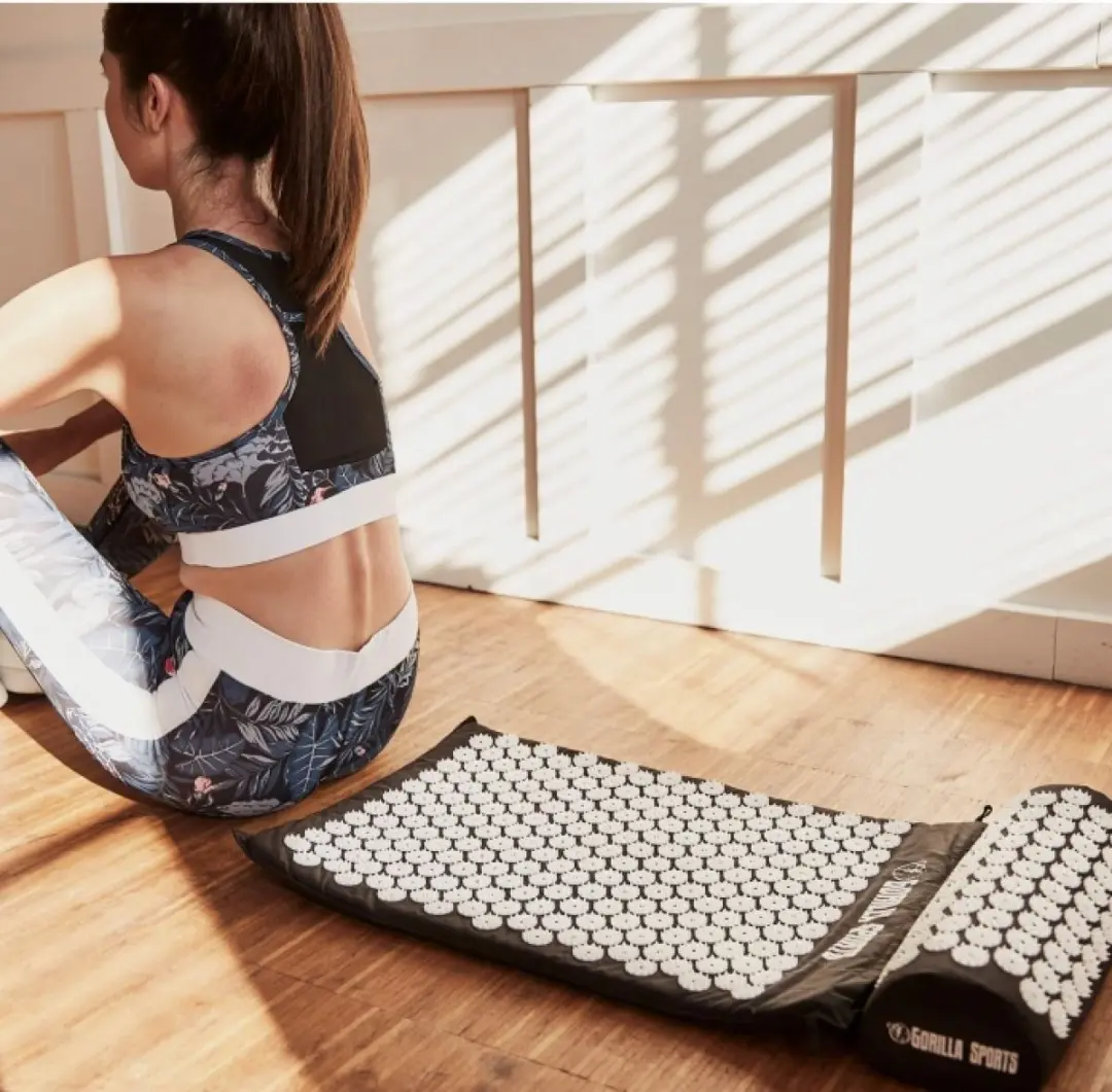 Gorilla Sports Acupressuurmat - Zwart - afbeelding 3 van 6