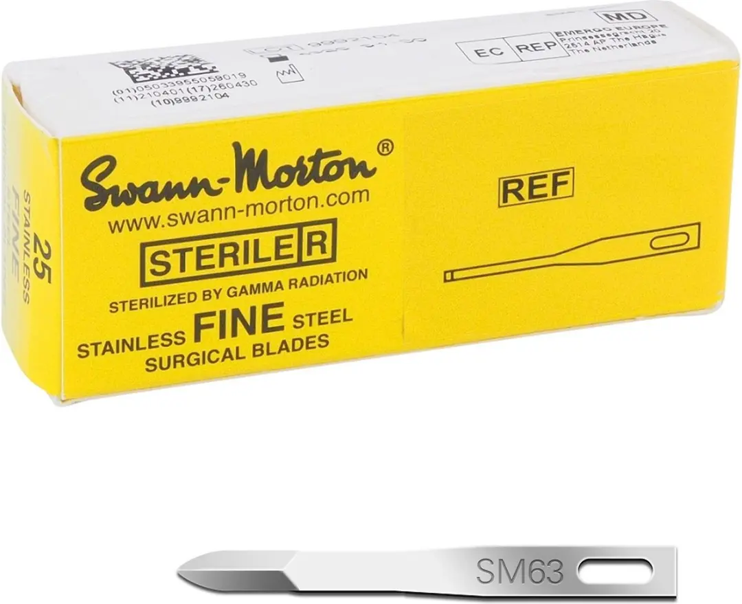 Swann Morton SM63 Chirurgisch Scalpelmesje