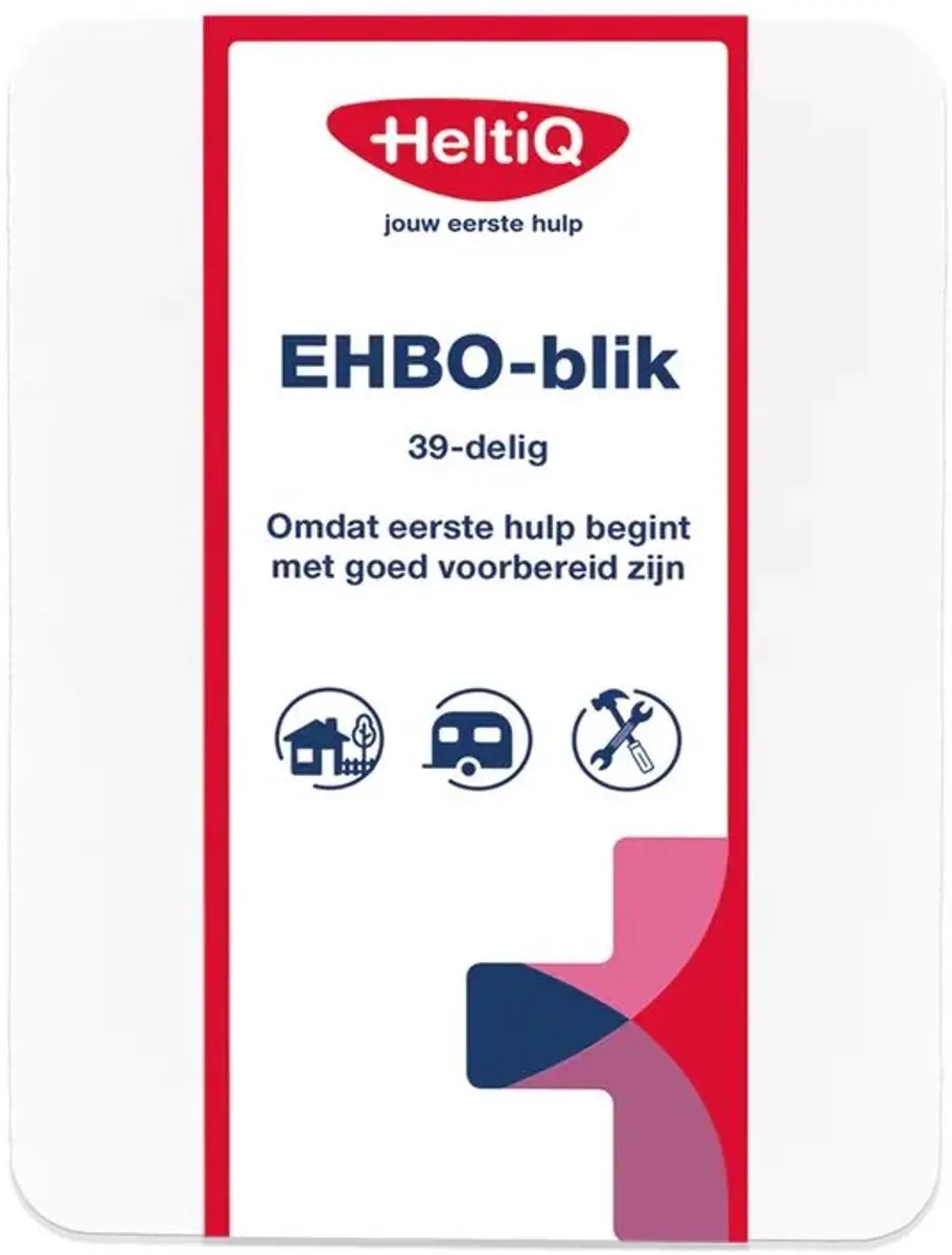 HeltiQ EHBO Blik Small - 39 Stuks - afbeelding 3 van 3