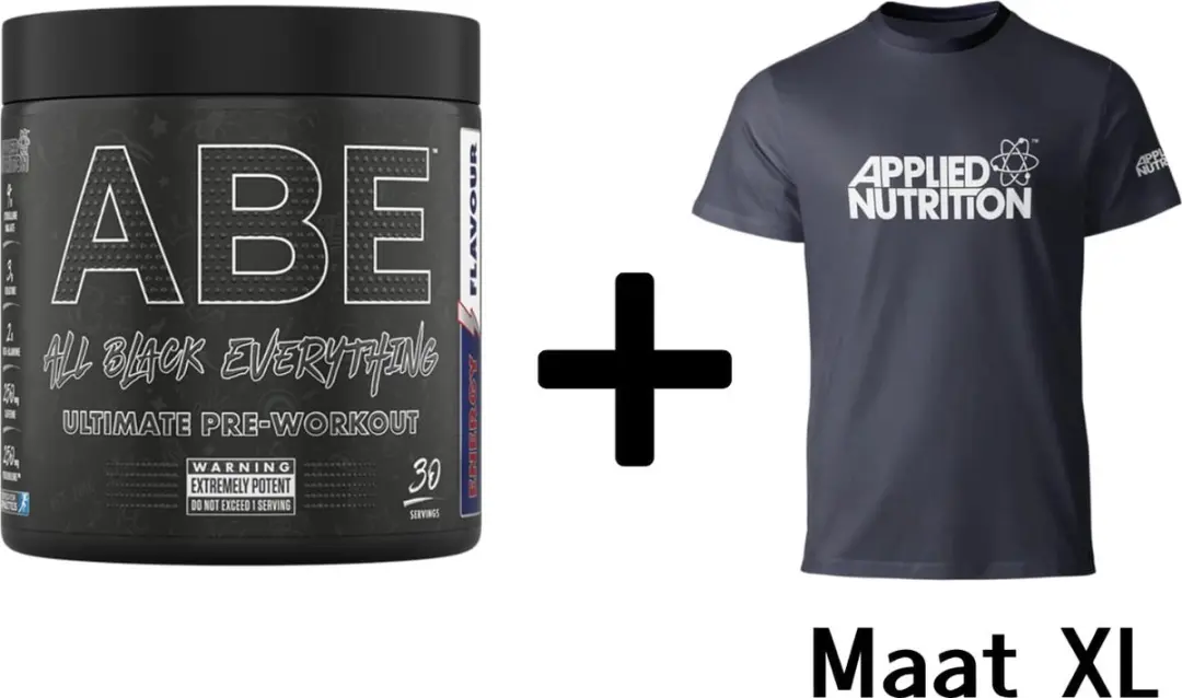 Applied Nutrition - ABE Ultimate Pre-Workout - 315 g - Energy Smaak - 30 servings - Met Applied T-shirt