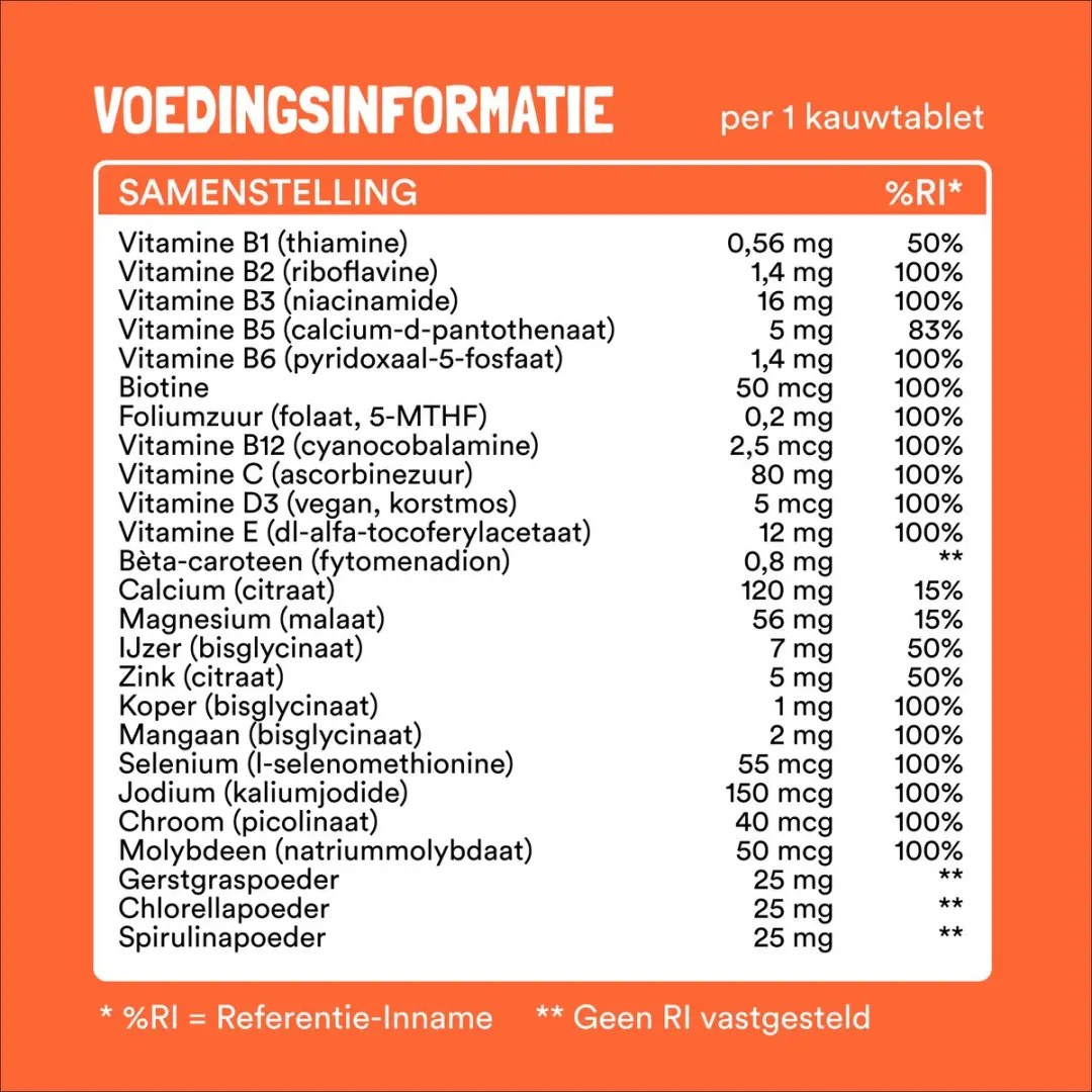 Yummygums Multi Compleet Kauwtabletten - 60 Stuks