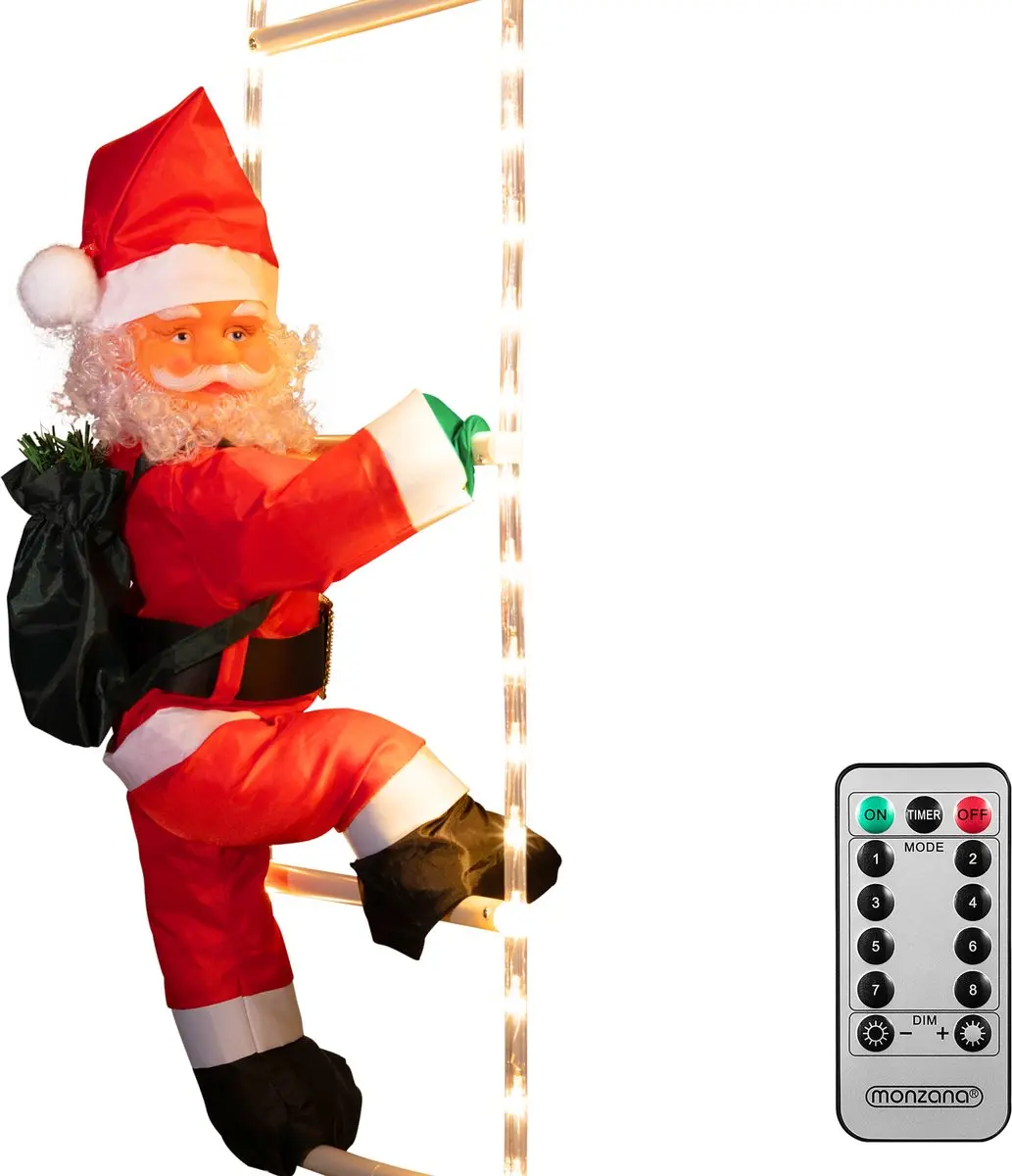 Monzana LED Kerstman 90cm
