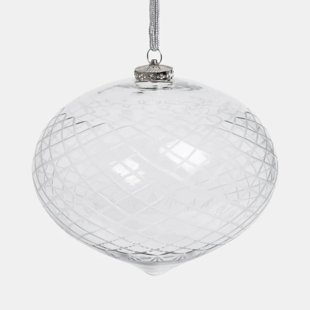 Loberon Kerstversiering Péralise Heldere Bol - Ø35cm - 2 Stuks - afbeelding 5 van 6