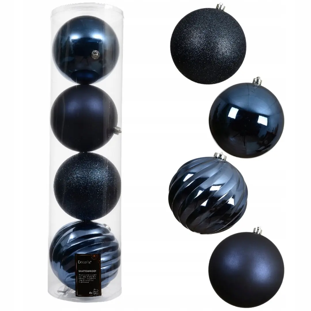 Kaemingk Kerstballen Blauw Ø14cm