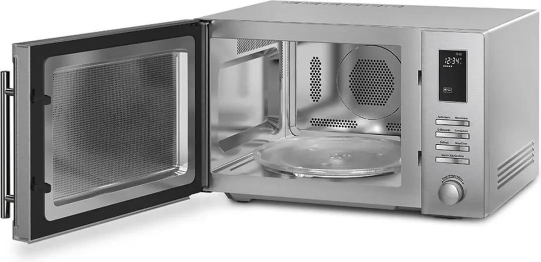 Smeg MOE34CXI2 Combinatiemagnetron 34L 1100W - Zwart/Roestvrijstaal - afbeelding 2 van 6