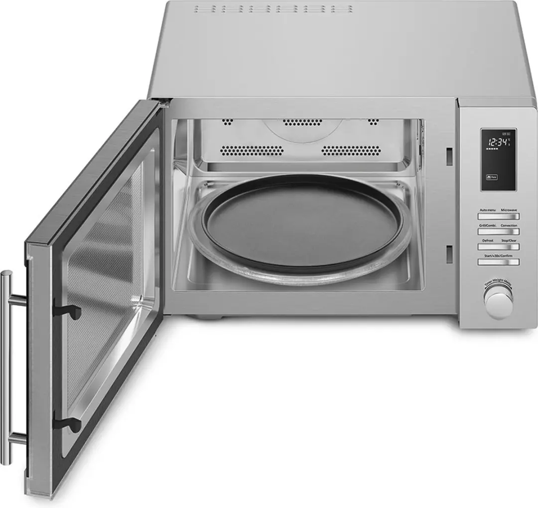 Smeg MOE34CXI2 Combinatiemagnetron 34L 1100W - Zwart/Roestvrijstaal - afbeelding 3 van 6