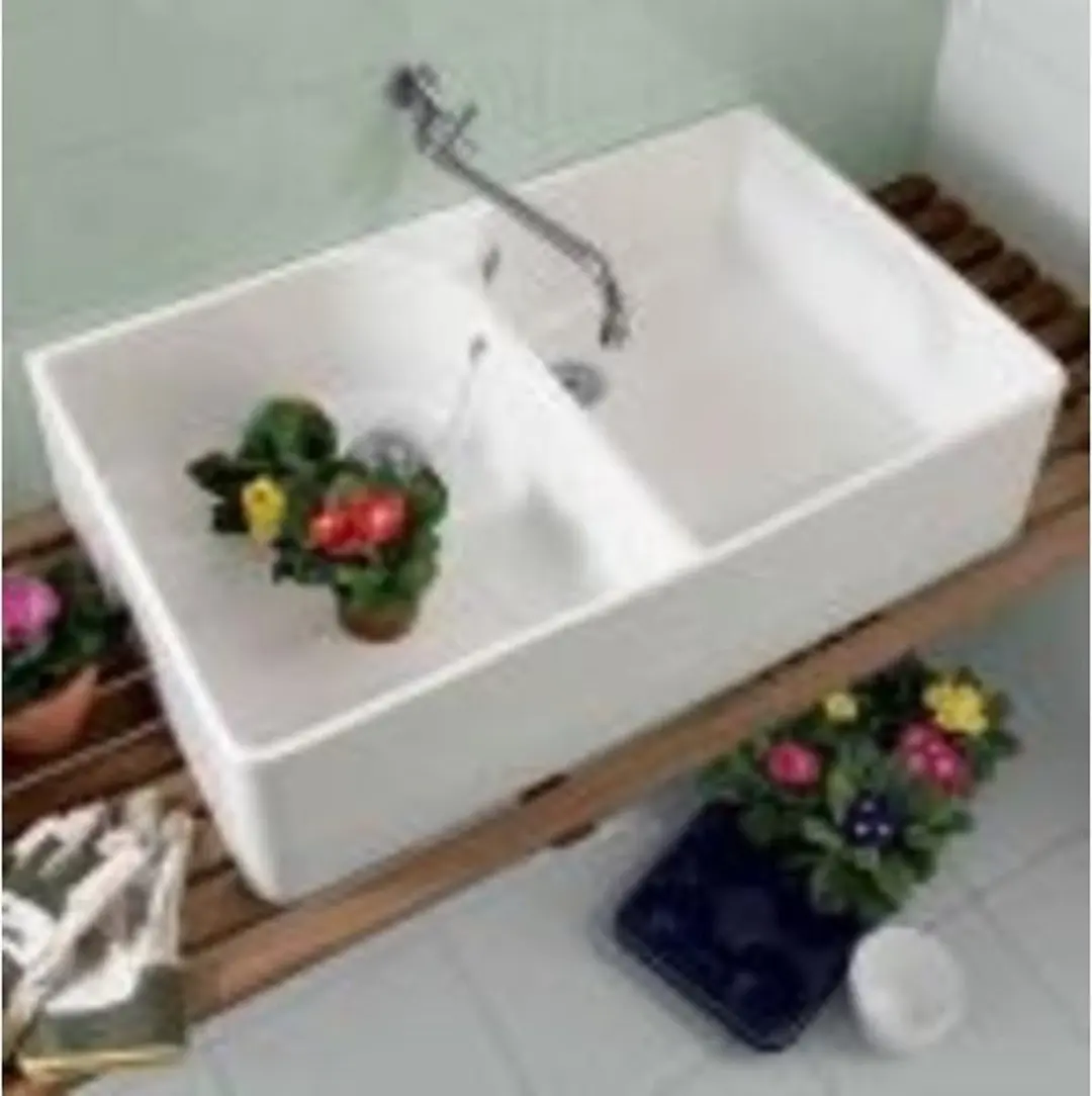 Villeroy & Boch O.novo Rooster Uitstortgootsteen 96830000 - Chroom - afbeelding 6 van 6