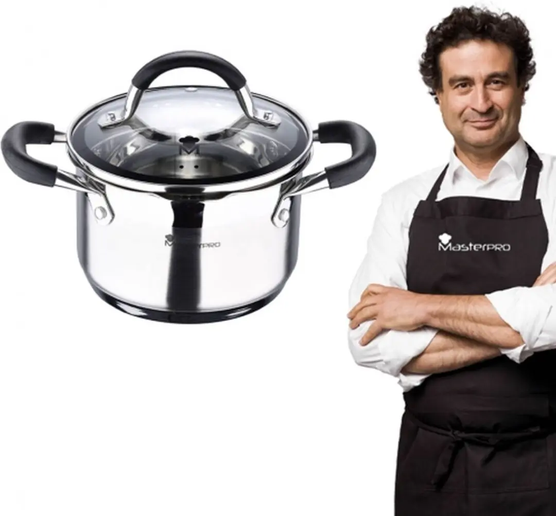 Bergner Masterpro Kookpan 20cm - 4.0L - RVS