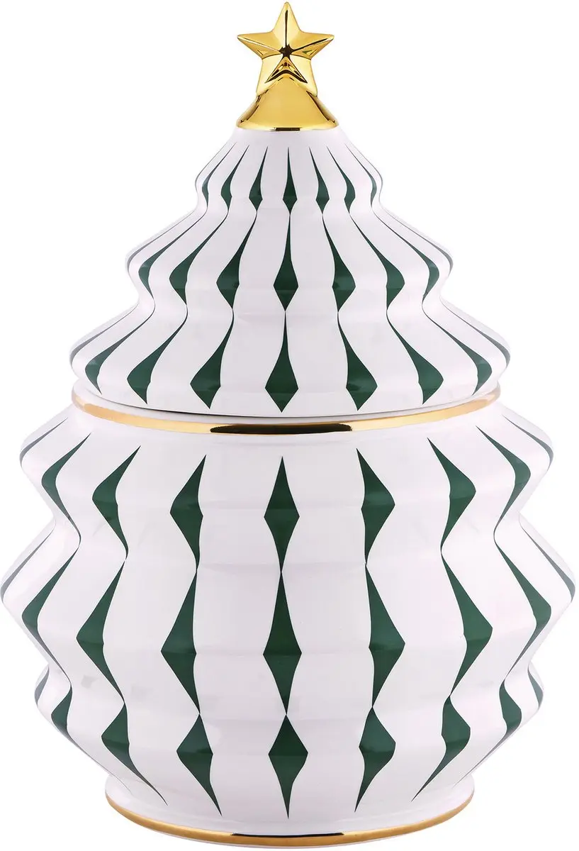 Alessi Delight-Koekjespot-Biscuit Jar-Porselein-Groen