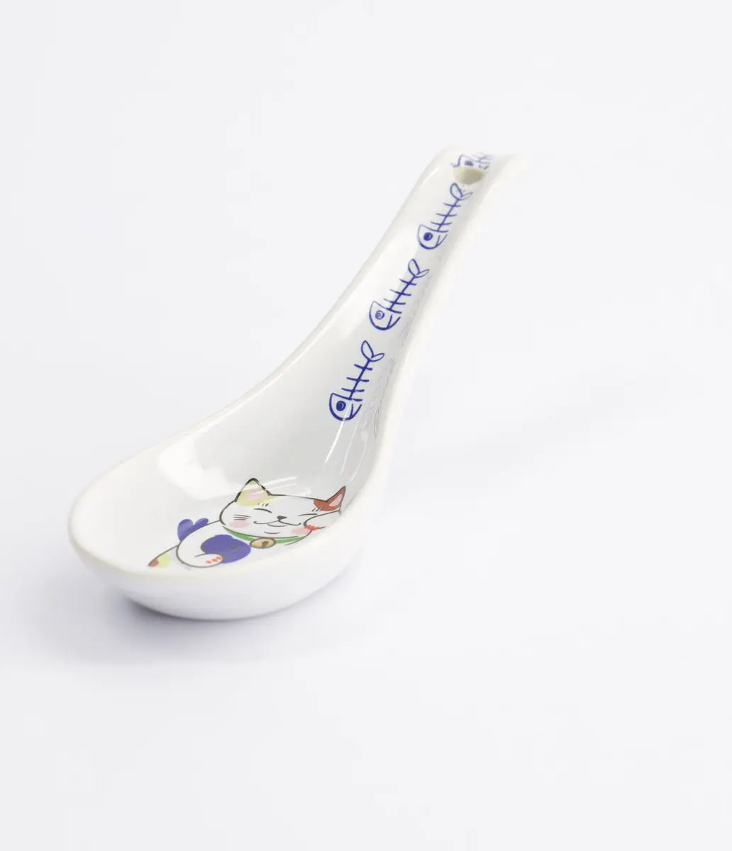 Kawaii Maneki Neko Ramen Lepel