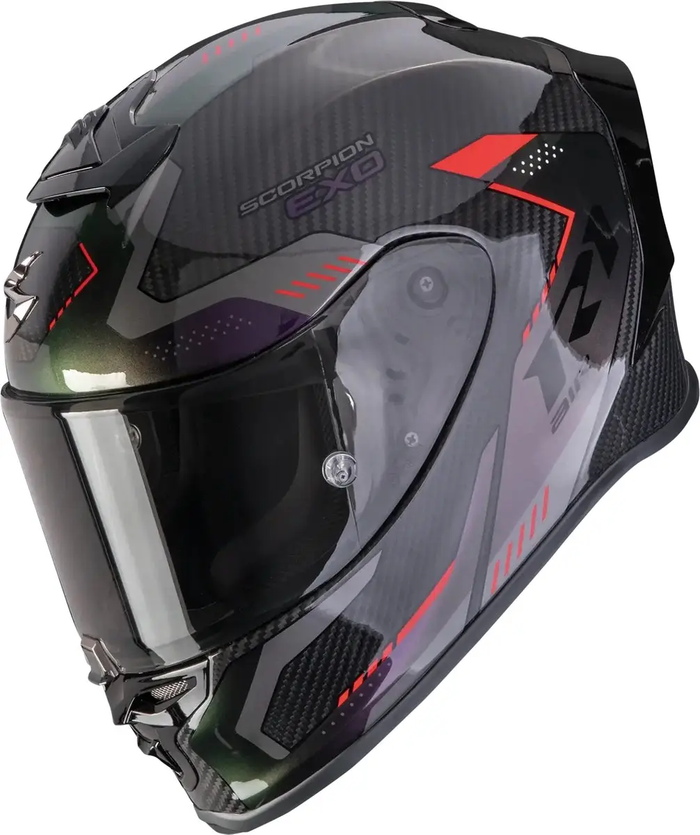 Scorpion Exo-R1 Evo Carbon Air Propel Black Chameleon Integraalhelm