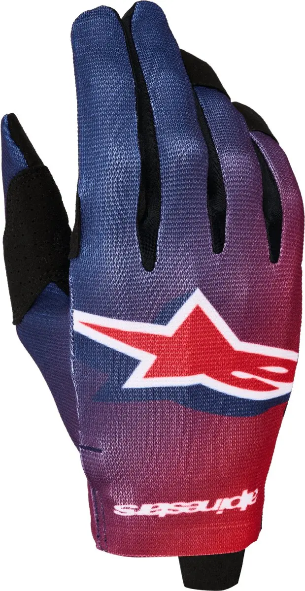 Alpinestars Radar Handschoenen 2027 Fire Red Deep Blue