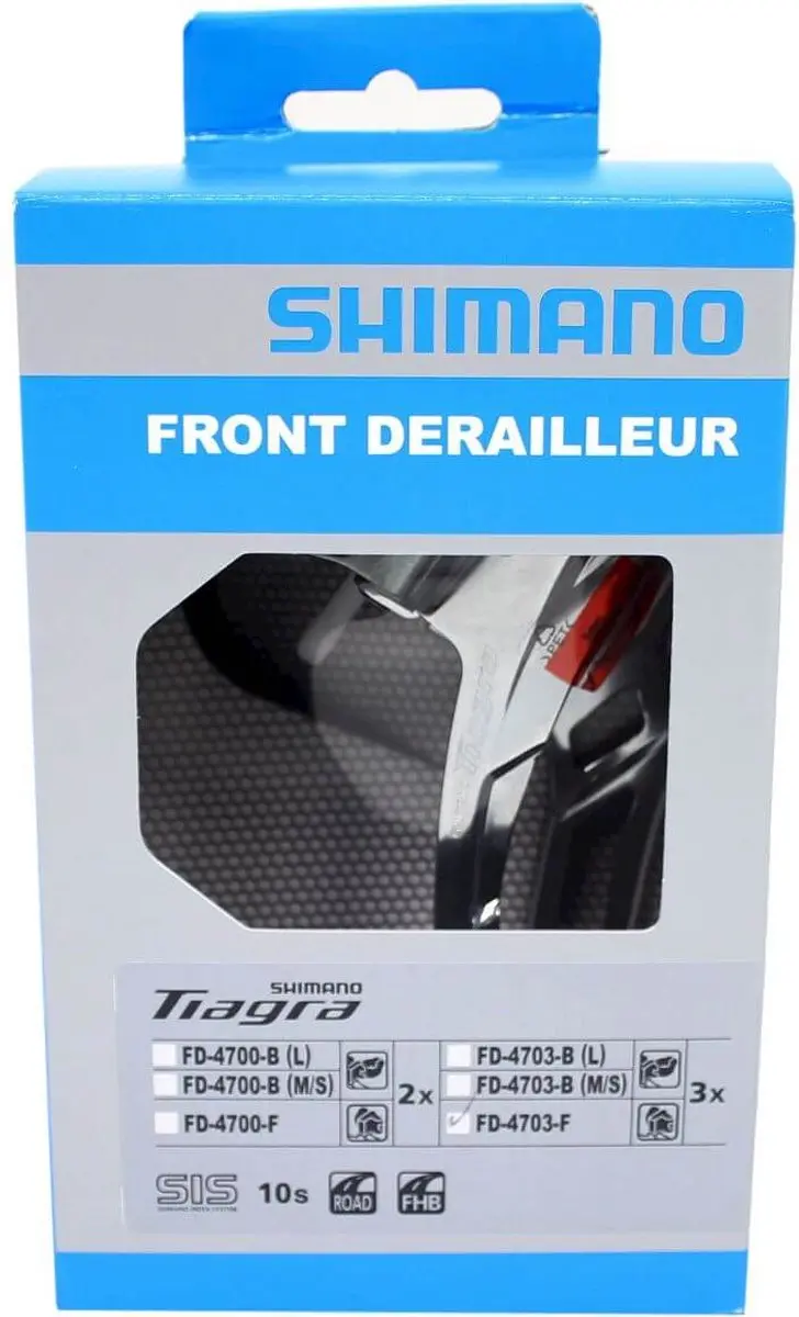 Shimano Tiagra FD-4703-F Voorderailleur 3x10-Speed - Zilver