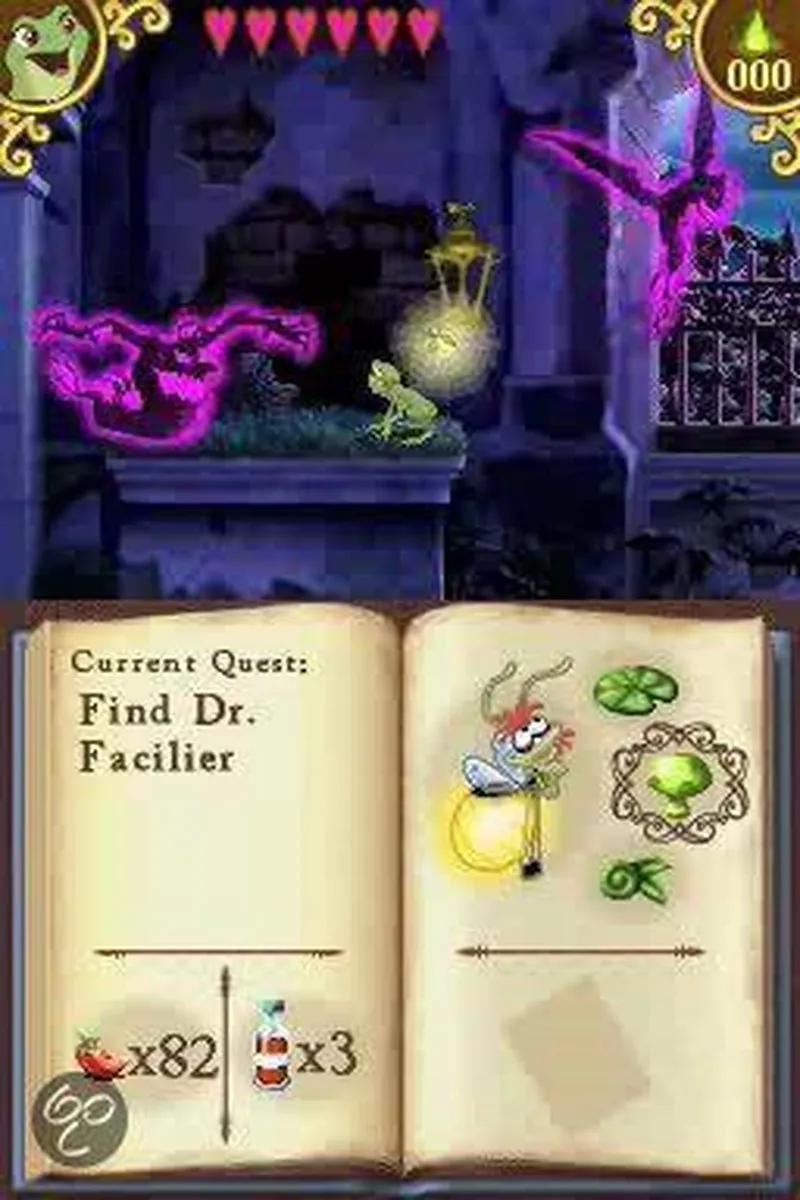 Disney The Princess and the Frog Nintendo DS Gamecard