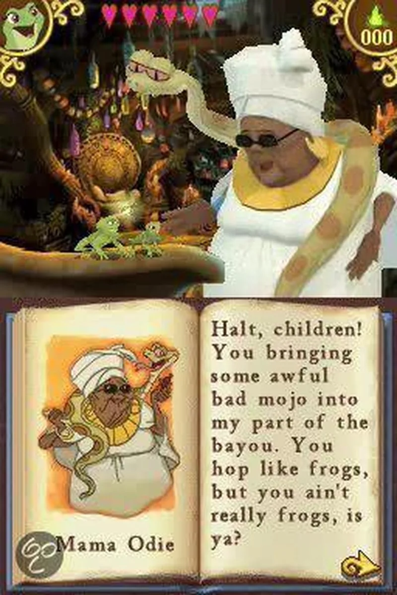 Disney The Princess and the Frog Nintendo DS Gamecard