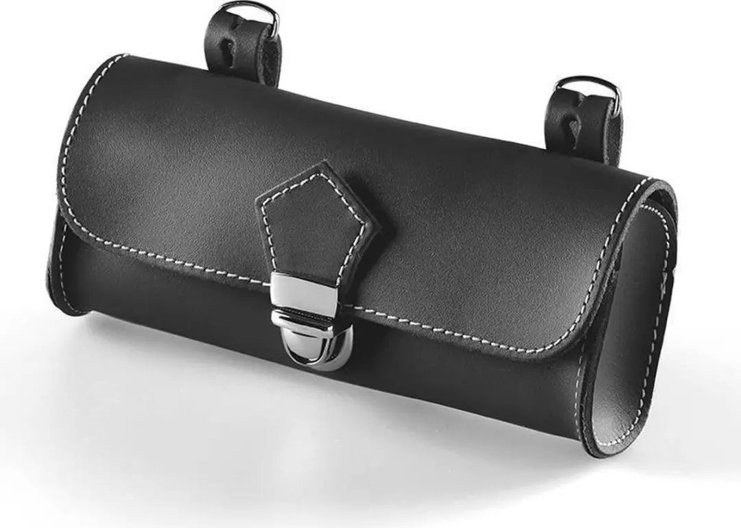 Selle Monte Grappa Zadeltas Leer - 1L - Zwart - afbeelding 4 van 4