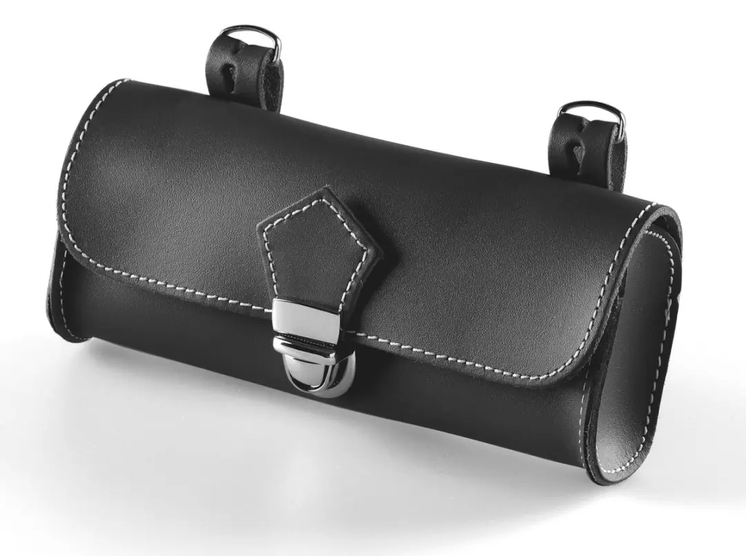 Selle Monte Grappa Zadeltas Leer - 1L - Zwart - afbeelding 3 van 4