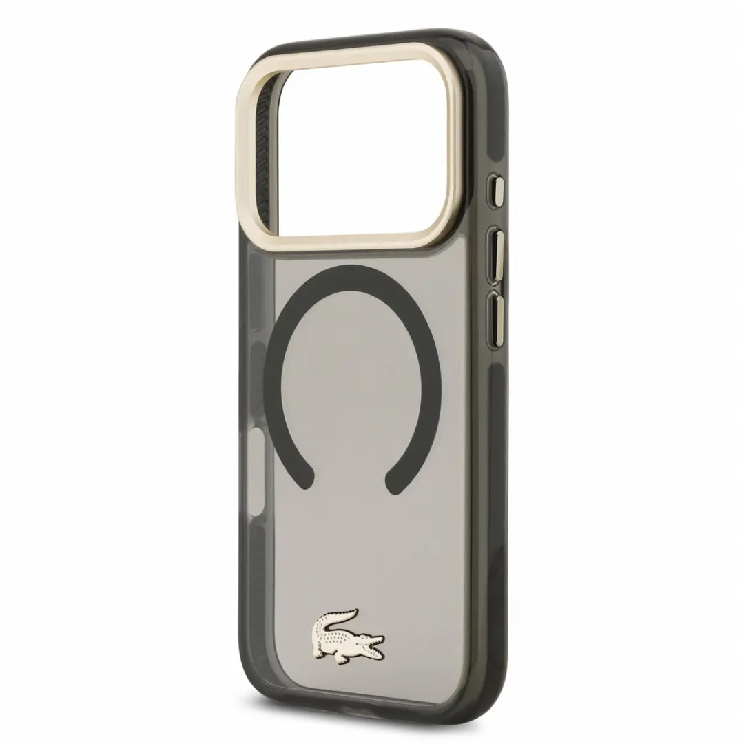 Lacoste Shockproof MagSafe Hoesje iPhone 17 Pro - Zwart - afbeelding 3 van 4