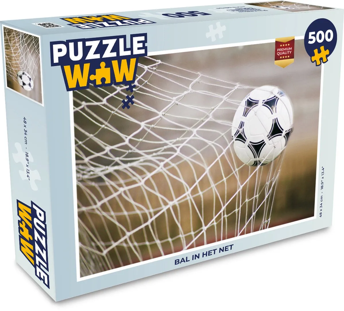 PuzzleWow Puzzel Bal in het Net 500 Stuks - Multicolor