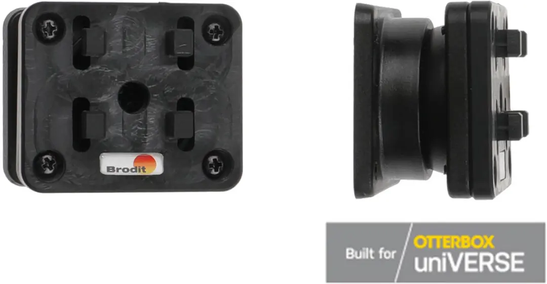 Brodit tilt-swivel 4-prong male plate Otterbox uniVERSE tabl