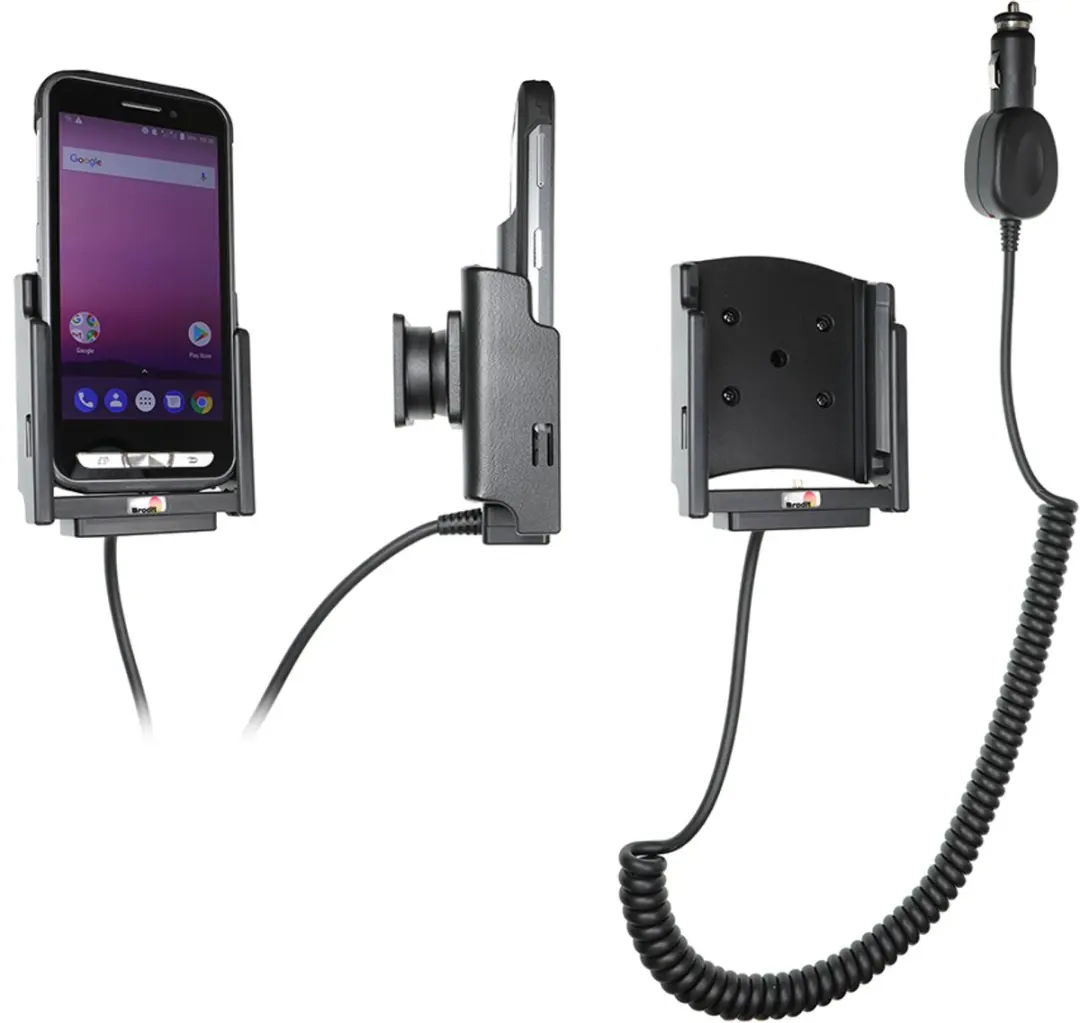 Brodit houder/lader Point Mobile PM45 sig plug 2x size batt