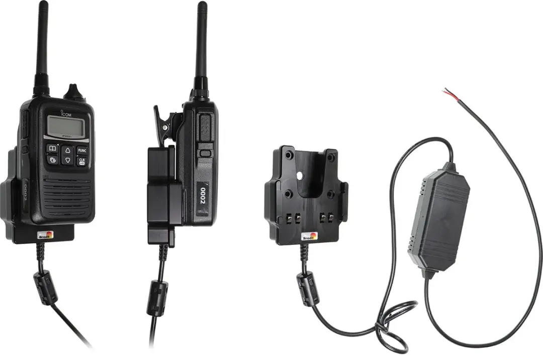 Brodit houder-lader ICOM IP100H fixed instal.
