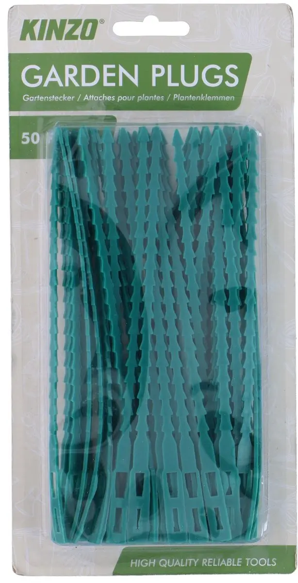 Kinzo Plantenklemmen 50 Stuks - Groen - afbeelding 2 van 2