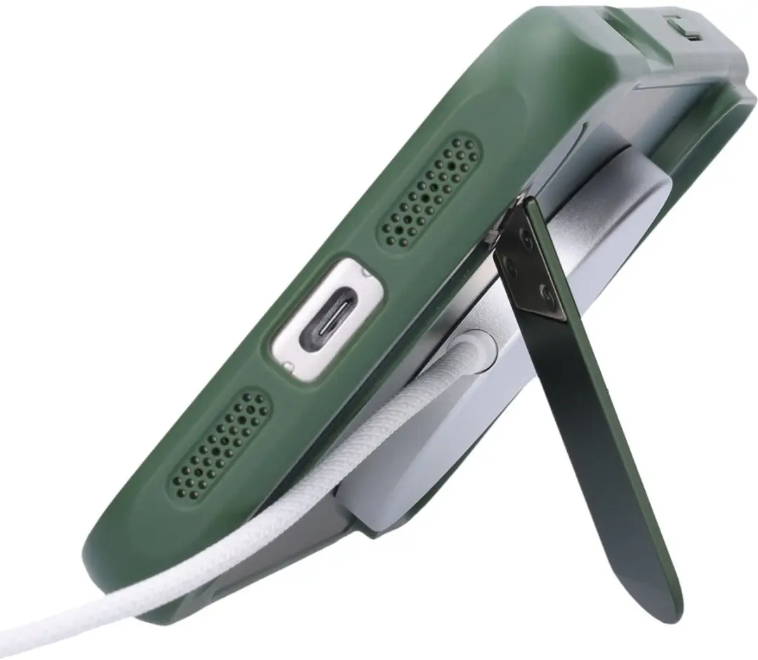 Mobiparts Hoesje iPhone 17/18 Pro Max - MagSafe - Groen Transparant - afbeelding 4 van 4