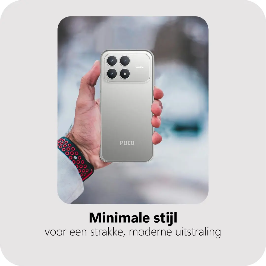 Just in Case Hoesje MXM2863KL0 Xiaomi Poco F8 Pro - Transparant - afbeelding 5 van 6