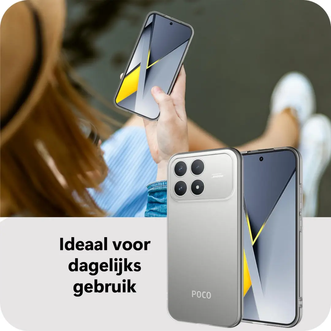Just in Case Hoesje MXM2863KL0 Xiaomi Poco F8 Pro - Transparant - afbeelding 2 van 6
