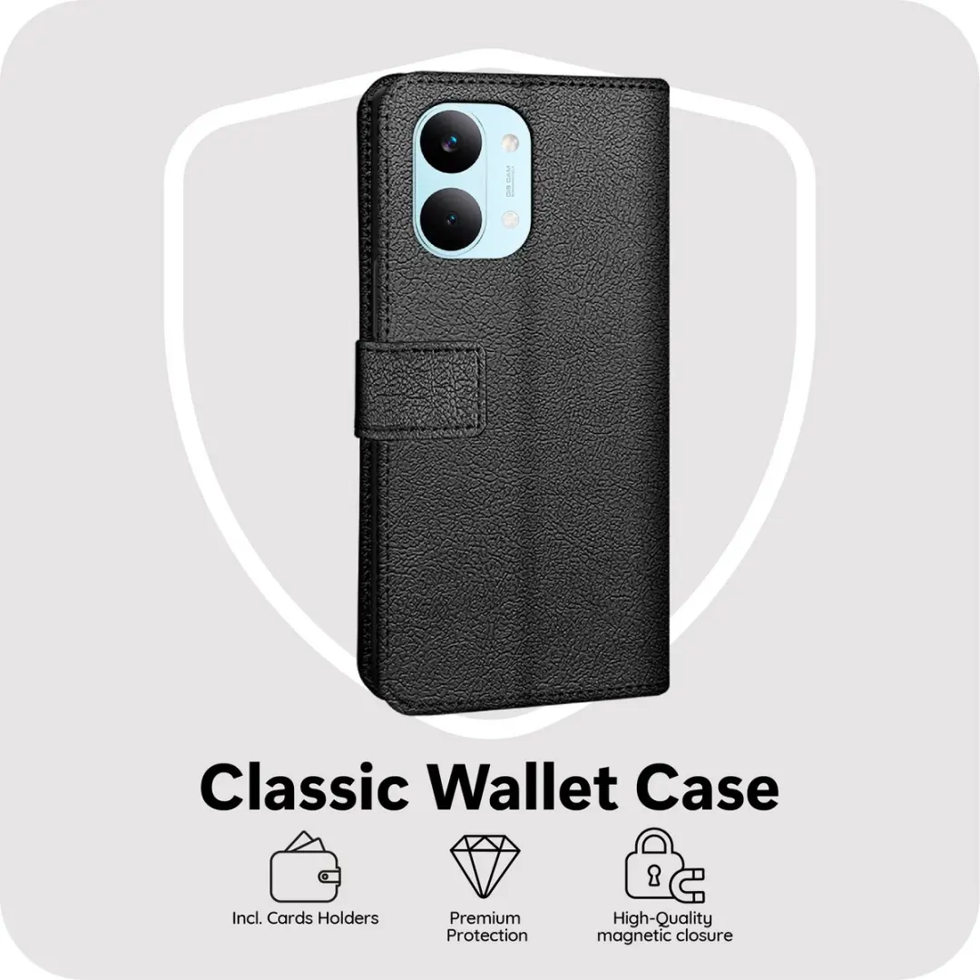 Just in Case Bookcase Classic Hoesje MXM2908CW1 - Xiaomi Poco X8 Pro Max - Zwart - afbeelding 5 van 6
