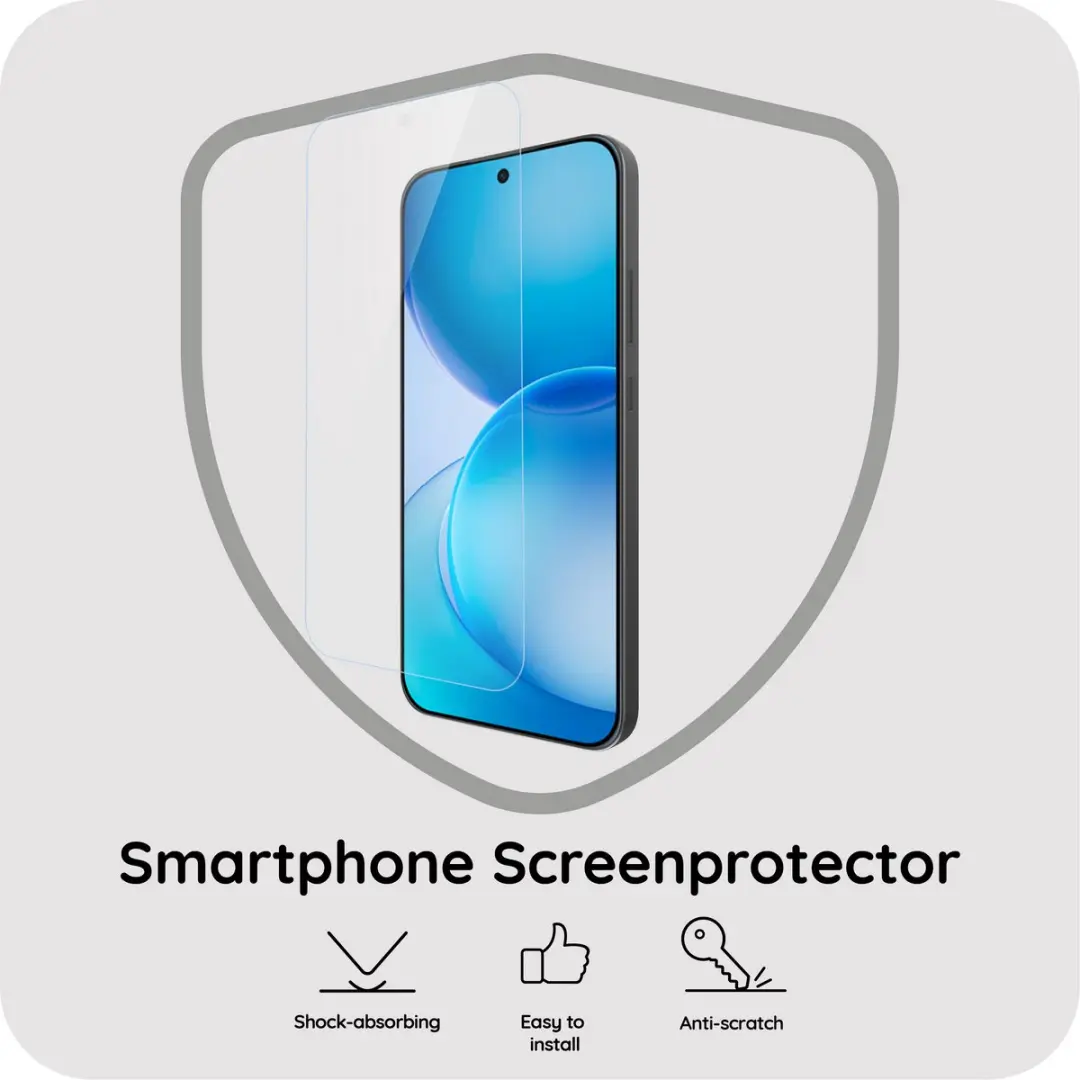 Just in Case Screenprotector Oppo Reno16 Pro - Gehard Glas - afbeelding 4 van 6