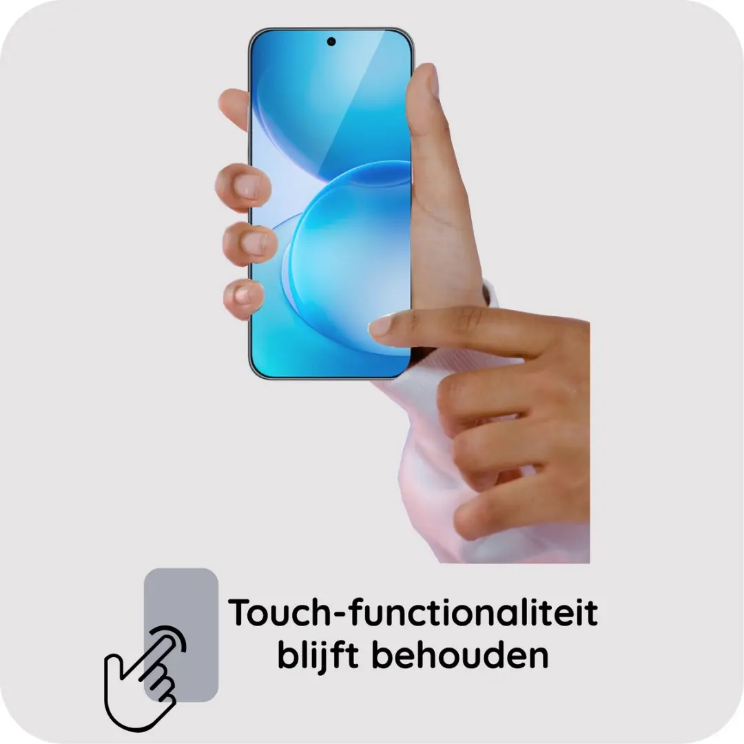 Just in Case Screenprotector Oppo Reno16 F/FS - Gehard Glas - afbeelding 2 van 6