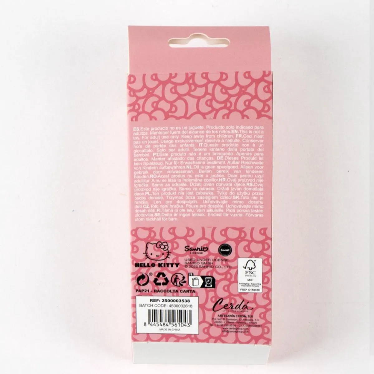 Hello Kitty Roze Ketting - afbeelding 6 van 6